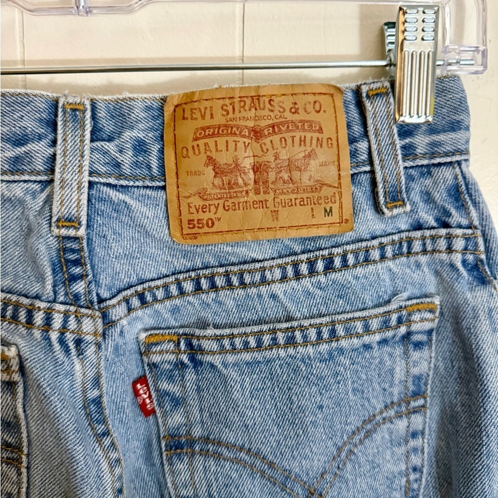 LEVI’S 550 Relaxed Fit Tapered Leg Jeans Women Size 6 Mis M - Picture 4 of 9